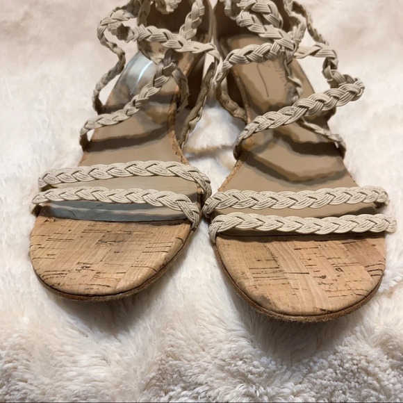 Donald J Pliner Runa Braided Strap Sandal Heel Size 7.5 - Picture 7 of 9